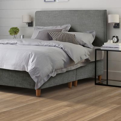 LVP flooring in a bedroom